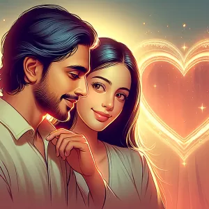 Love is when you look into someone's eyes and see everything you need. It's when they warm your heart and make you feel at home. Love is the simplest and most beautiful language of the heart.