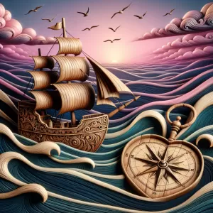 In the voyage of life, our loveship sails on the tide of endless affection, navigating through the currents of time with the compass of our hearts.