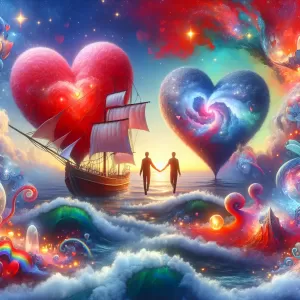 Love sails on the ship of mutual respect and navigates through the sea of shared dreams. Together, two hearts journey, discovering realms of possibility and joy.