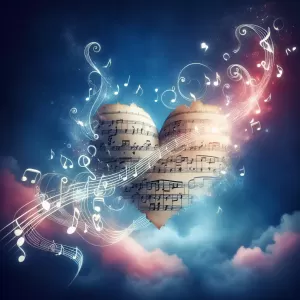 His love felt like a song heard over a thousand times, yet the melody never ceased to enthrall my heart, with every word behaving like a magical note in the symphony of our love.