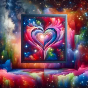 In the art gallery of the universe, our loveship is a masterpiece, painted with the colors of our emotions and framed by the strength of our commitment.