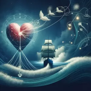 Love anchors the heart, but the ship of connection sails its own journey, charting a course steered by compassion, tenderness, and the whispers of shared dreams.