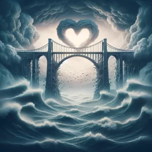 Like a bridge over troubled waters, our loveship connects our hearts, providing a path to each other, no matter the obstacles we face.