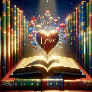 In the library of the heart, love is the most treasured story, written in the ink of forever.